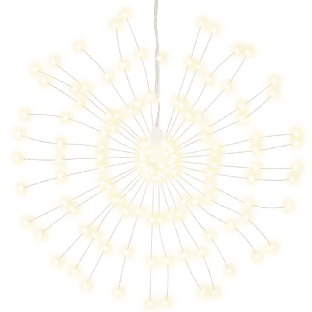Vidaxl Luzes de Natal Estrela 140 Led Branco Quente 17 Cm