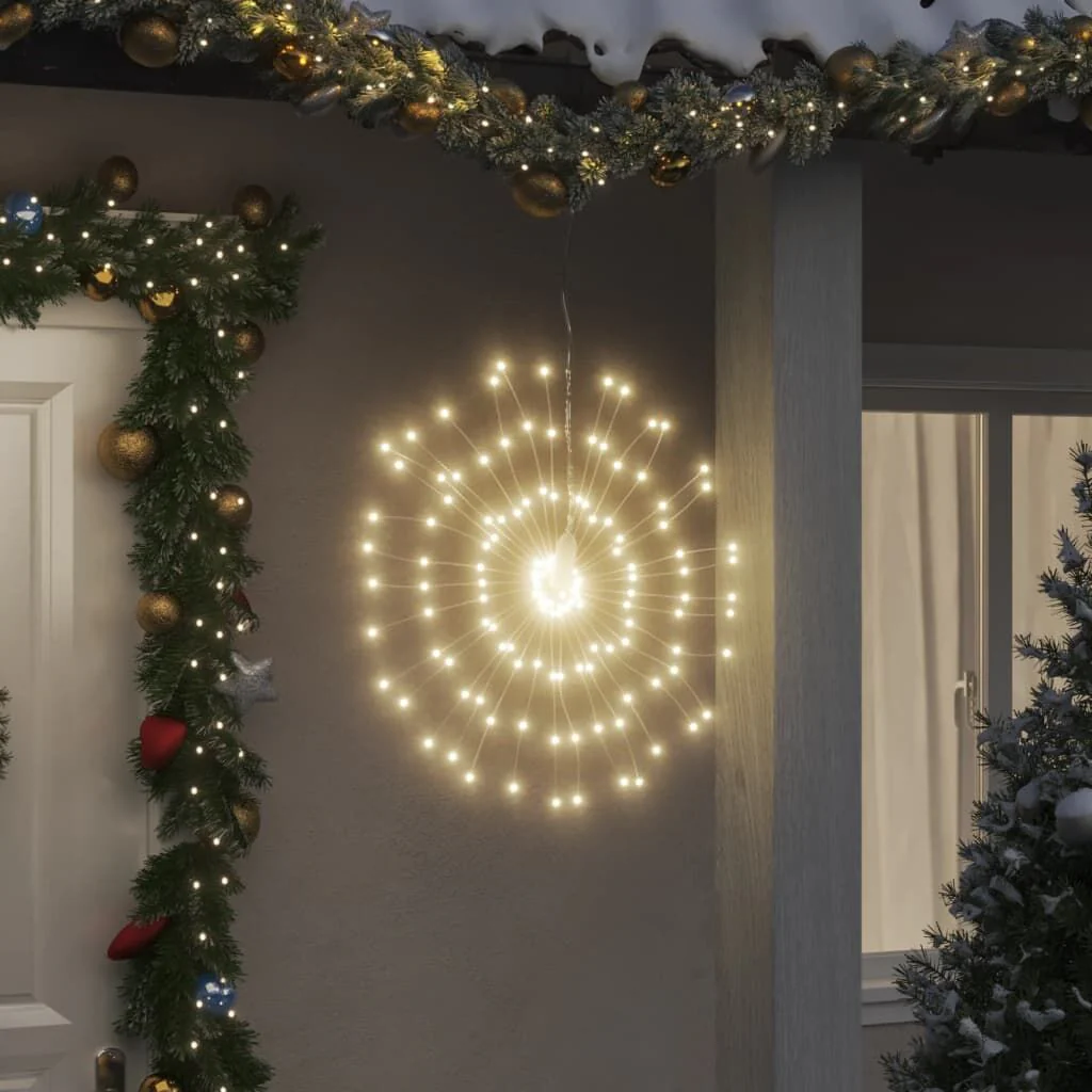 Vidaxl Luzes de Natal Estrela 140 Led Branco Quente 17 Cm - Image 2