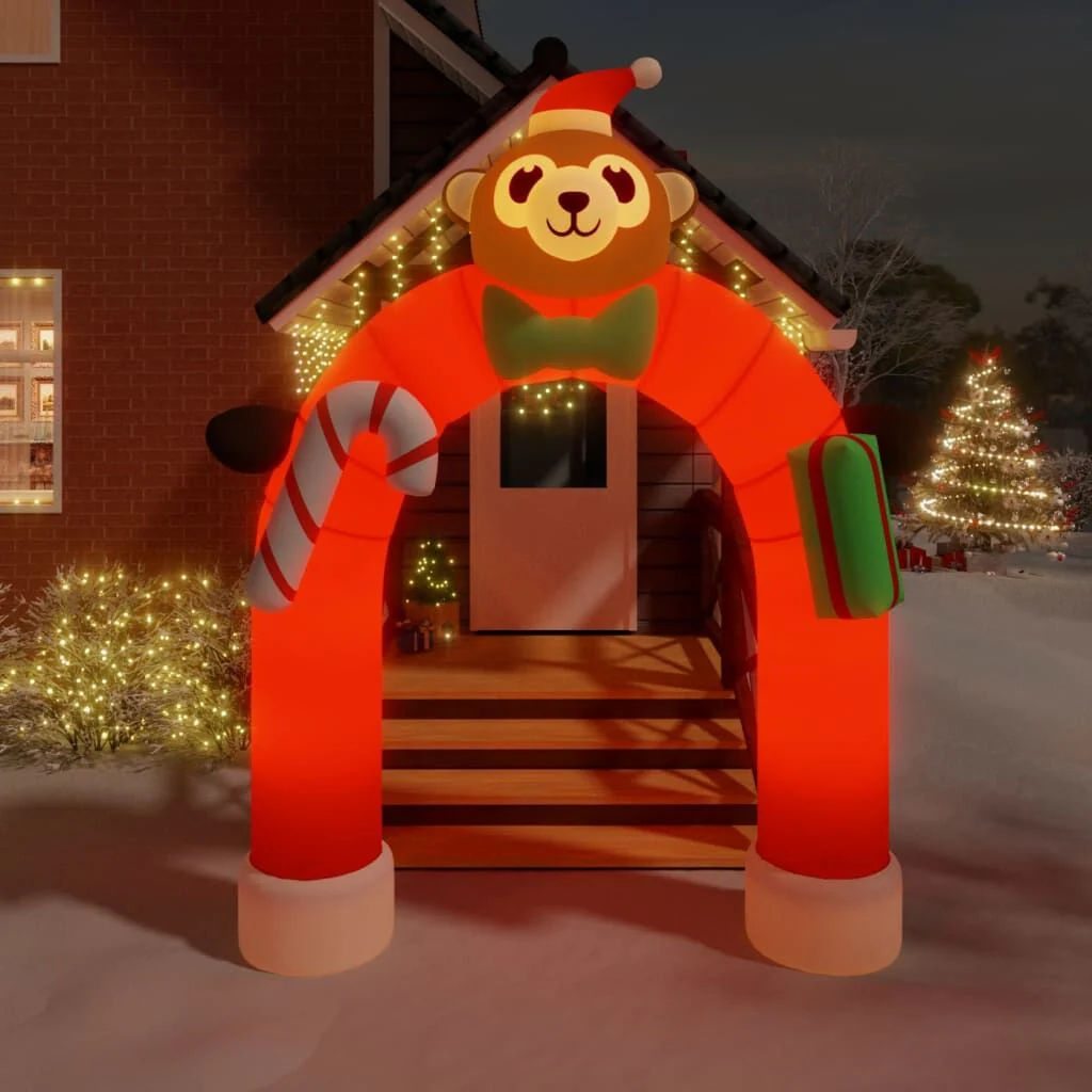 Vidaxl Porta de Natal insuflável em arco com LEDs 380 Cm - Image 2