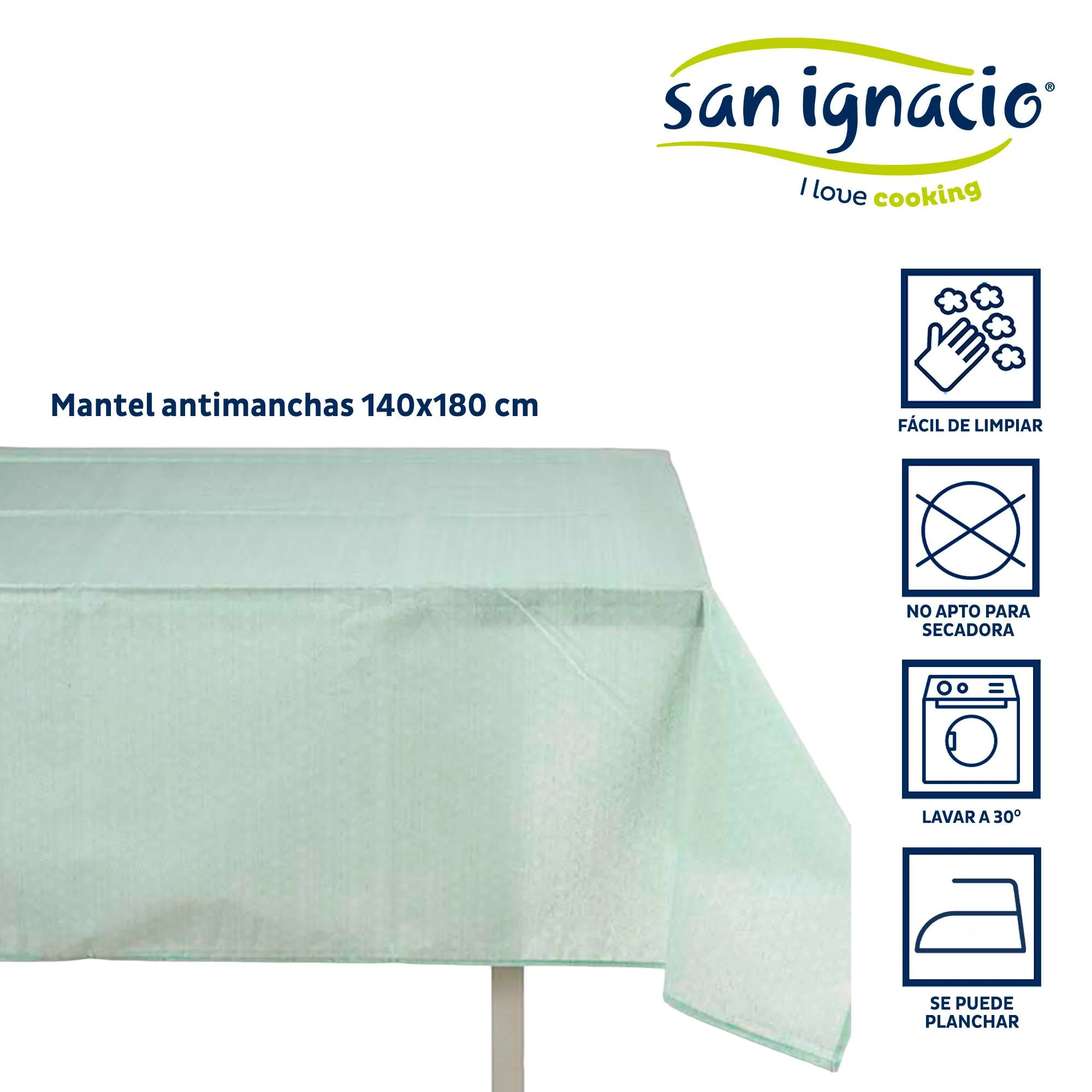 Toalha de mesa de lona resistente a manchas 140x180cm Estr Collection Kinvara - Image 2