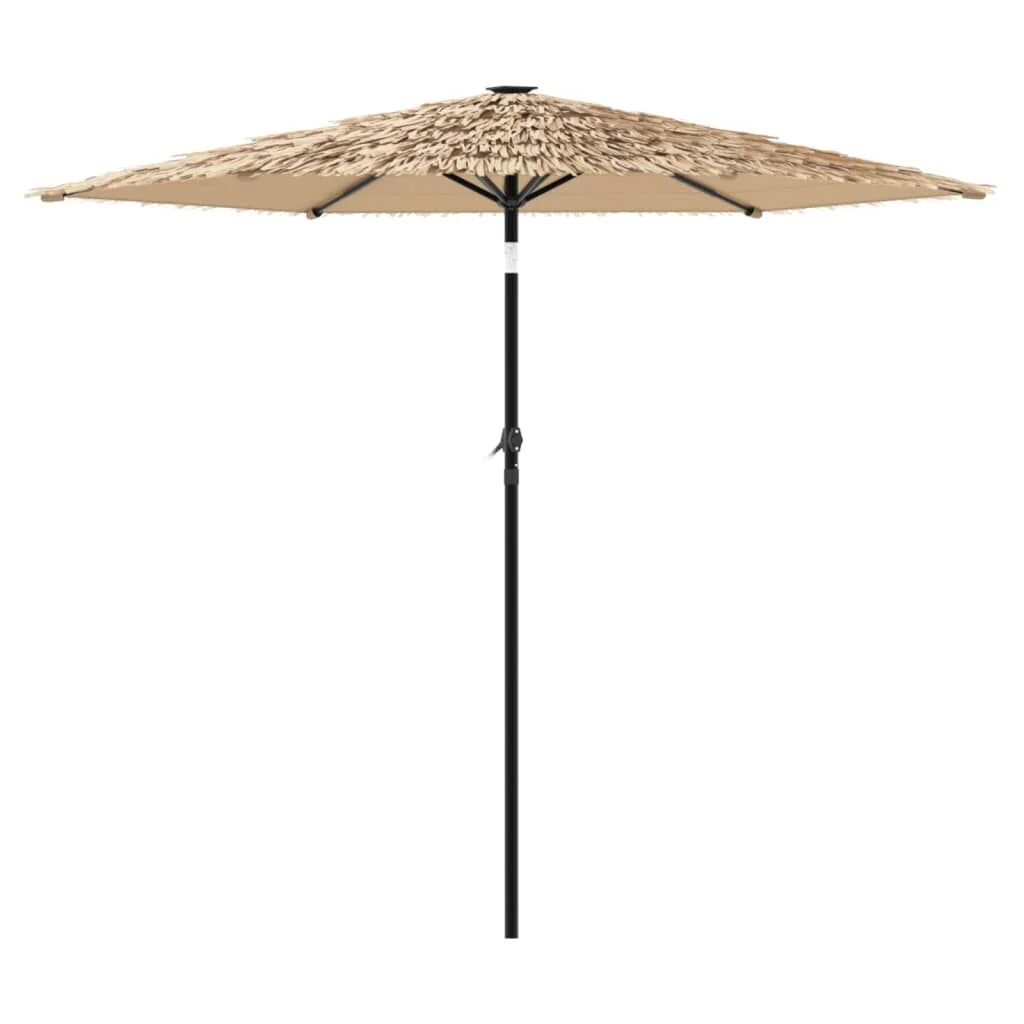 Vidaxl Guarda-sol de Jardim com Poste de Aço Castanho 268x268x226 Cm - Image 5