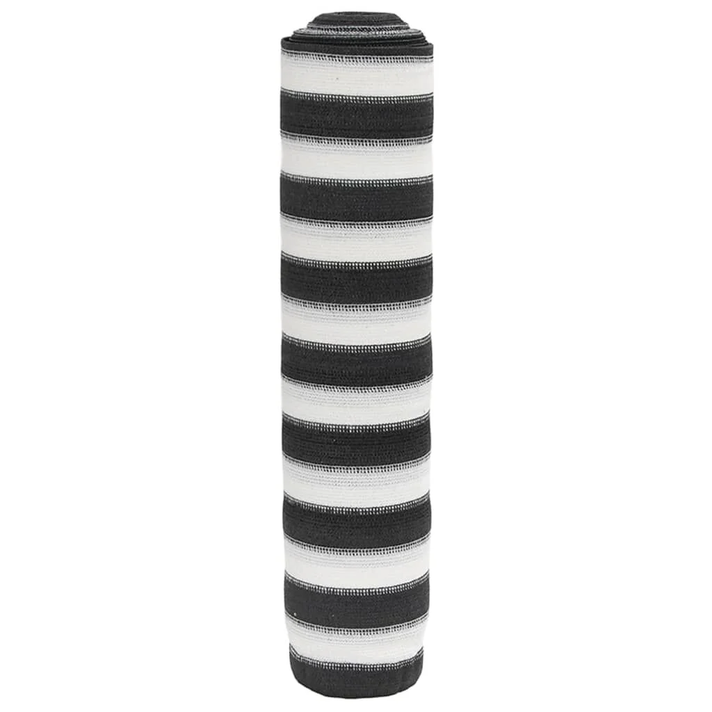 Rede de privacidade Vidaxl Hdpe Antracite Cinzento e Branco 1x10 M 75 G/m²