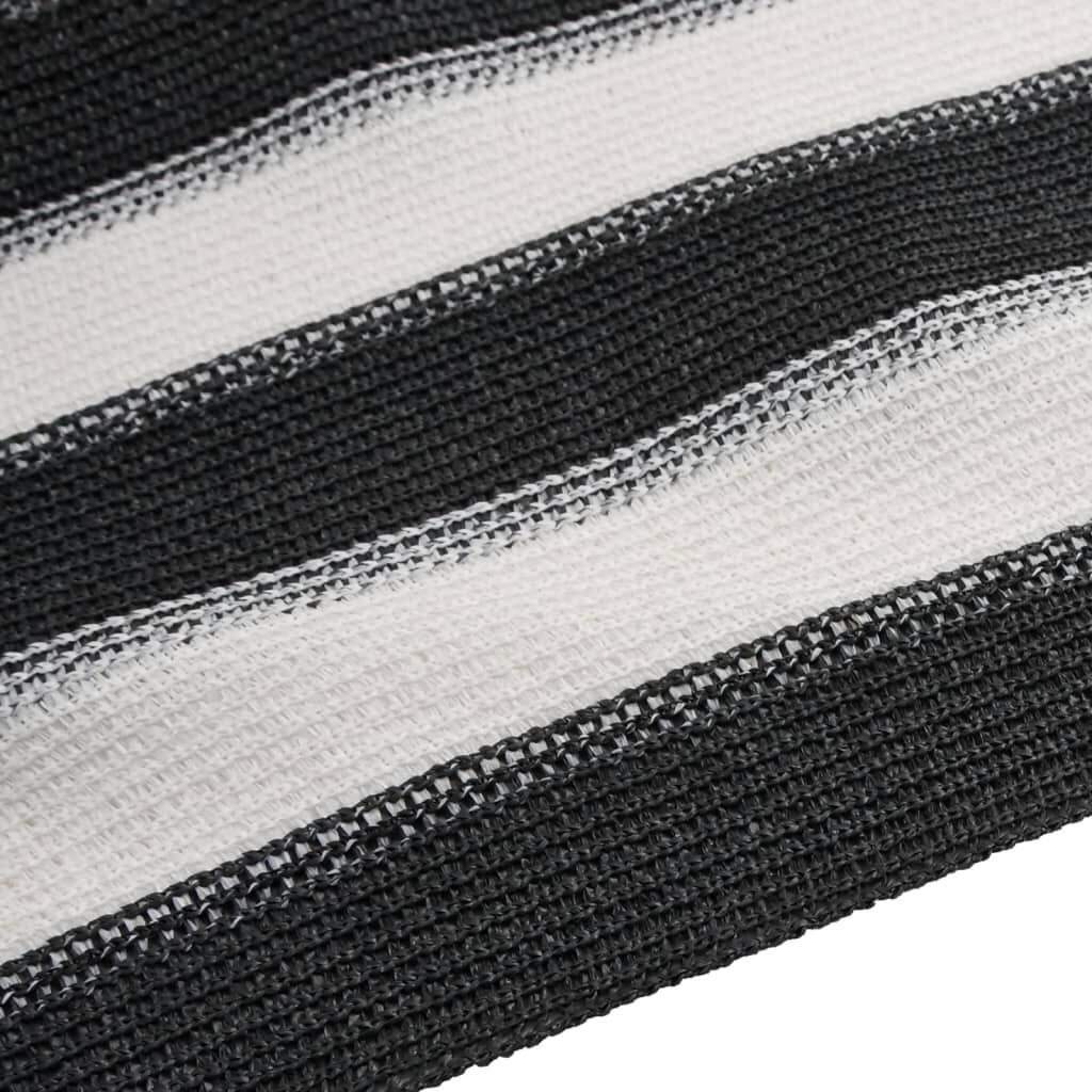 Rede de privacidade Vidaxl Hdpe Antracite Cinzento e Branco 1x10 M 75 G/m² - Image 5