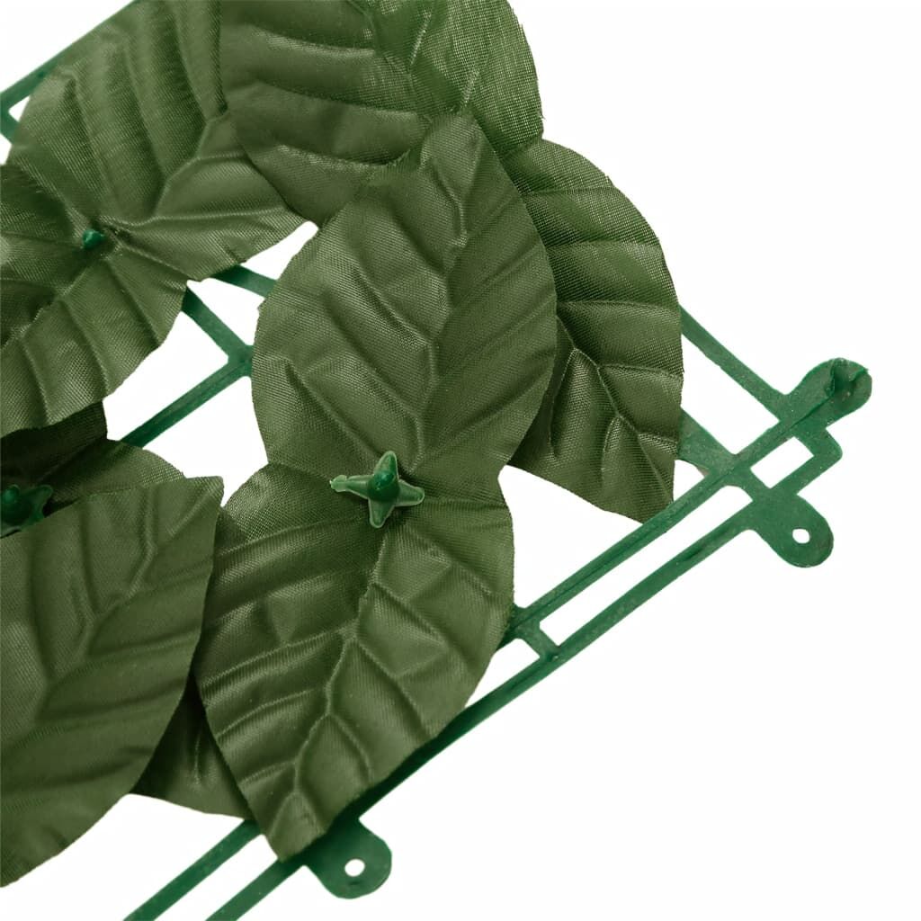 Vidaxl biombo verde escuro para varanda com folhas 200x75 Cm - Image 5