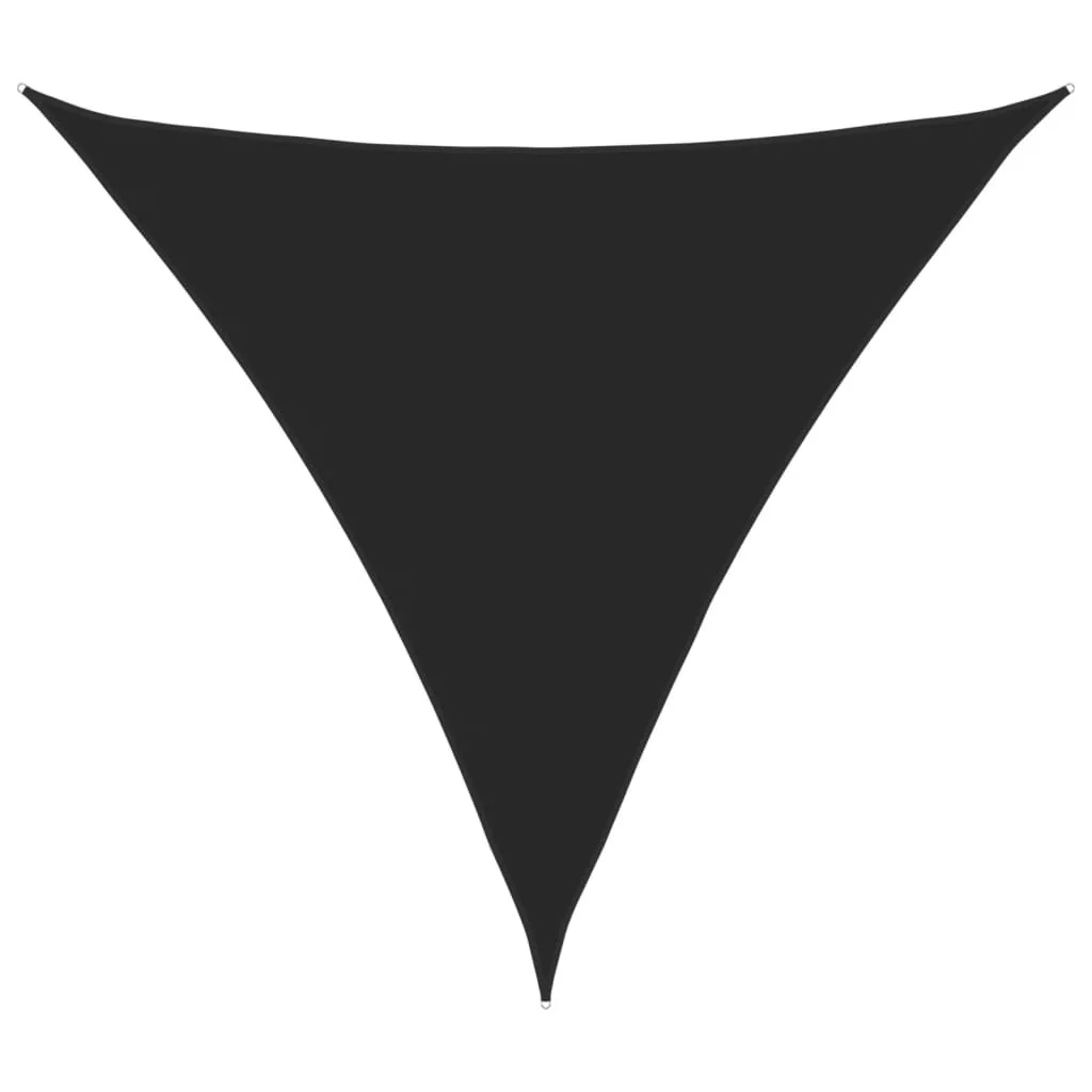 Vidaxl Toldo De Vela Triangular Tela Oxford Negro 4,5x4,5x4,5 M
