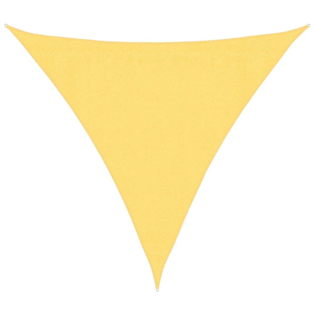Vidaxl Toldo De Vela Bege Hdpe 160 G/m² 3x3x3 M