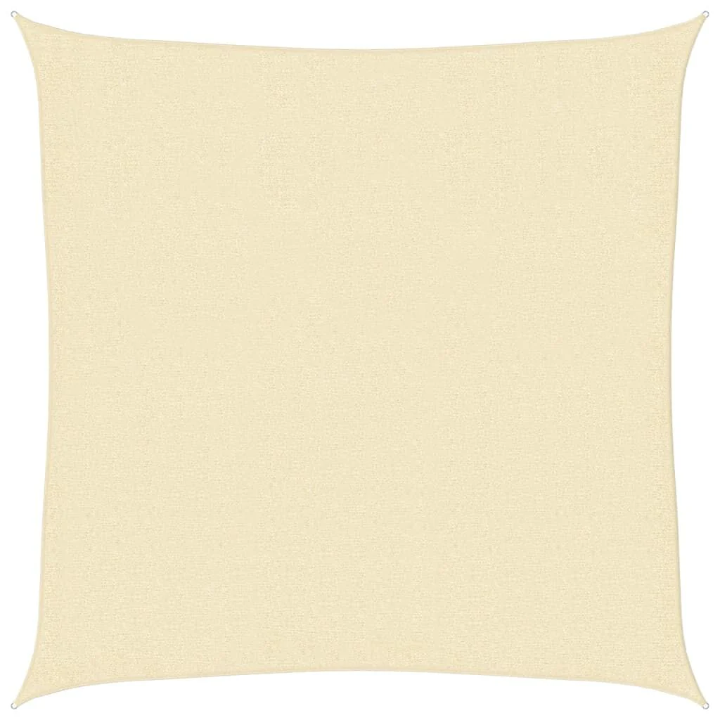 Vidaxl Toldo De Vela Crema Hdpe 160 G/m² 2,5x2,5 M