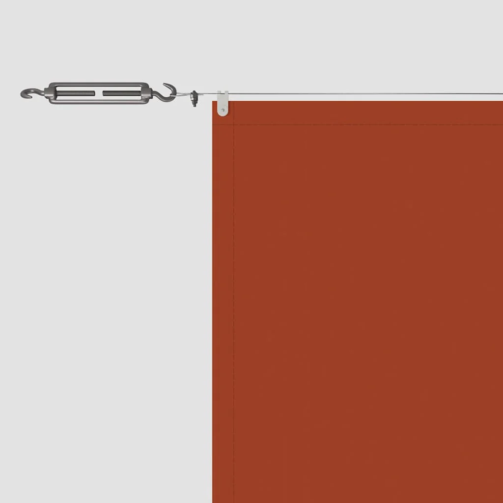 Vidaxl Toldo Vertical Terracota Lona Oxford 60x1000 cm - Image 4
