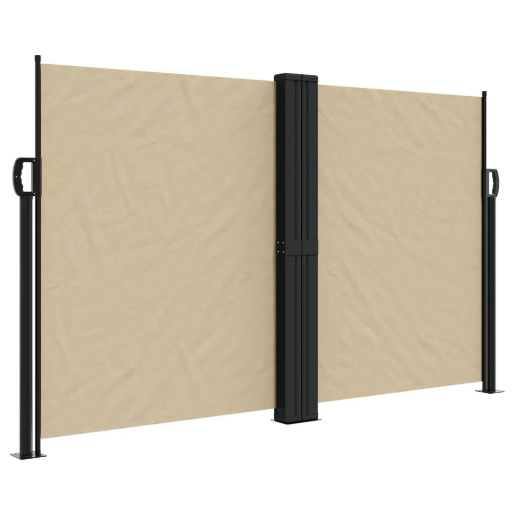 Vidaxl Toldo Lateral Retráctil Bege 140x1000 Cm