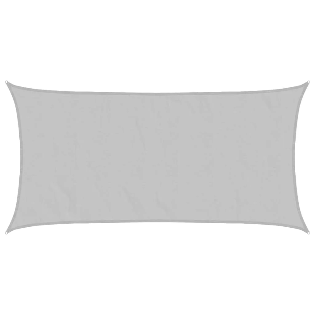 Vidaxl Toldo De Vela Poliéster Oxford 100% Gris Claro 4x2 M