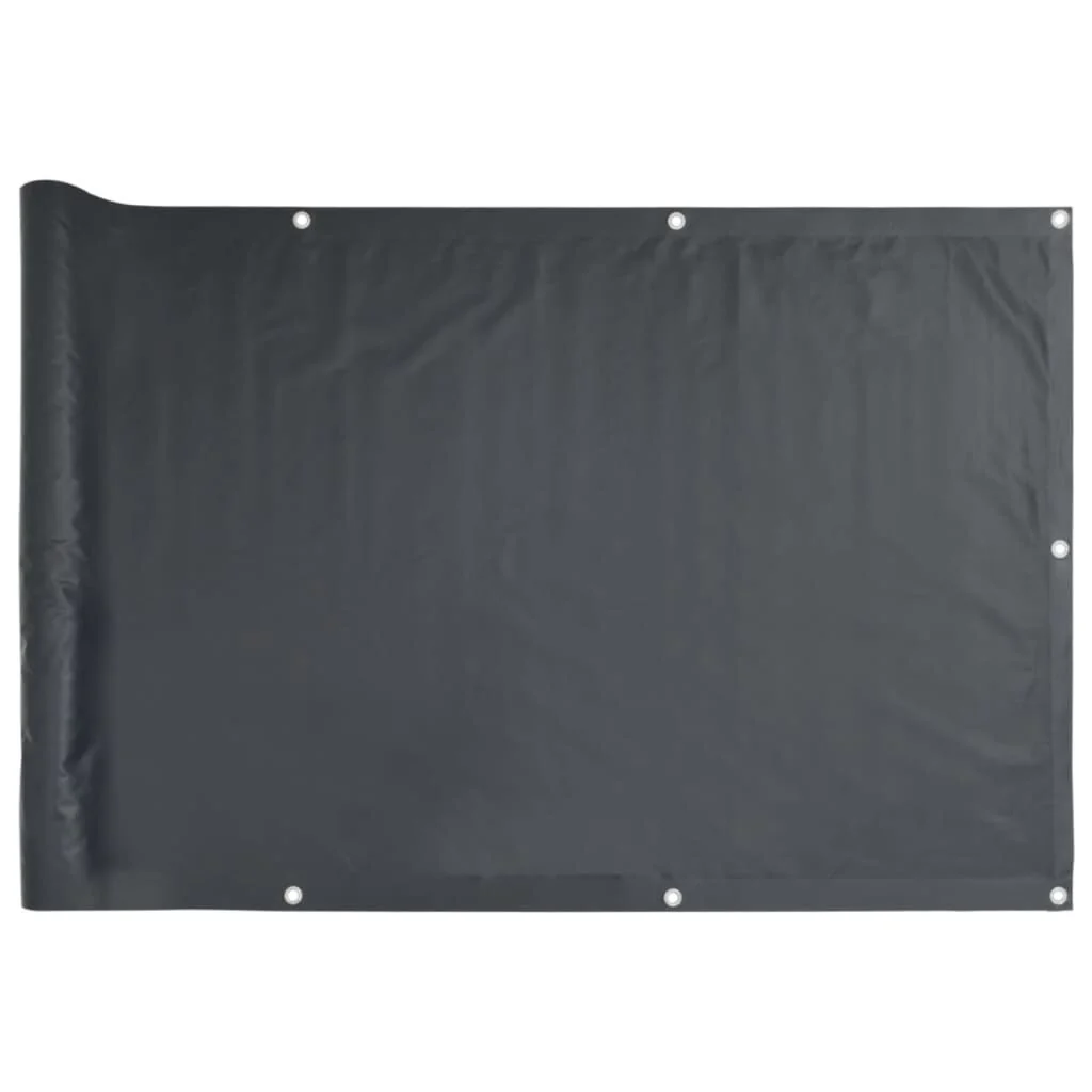 Vidaxl Toldos para varandas Tecido Oxford Cinza Antracite 120x400 Cm