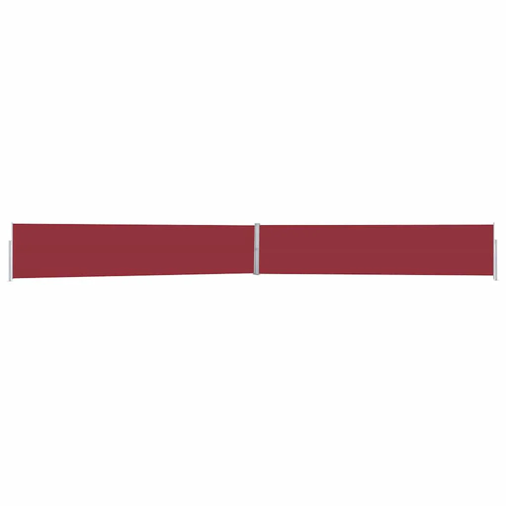 Vidaxl Toldo lateral retrátil para pátio Vermelho 170x1200 Cm