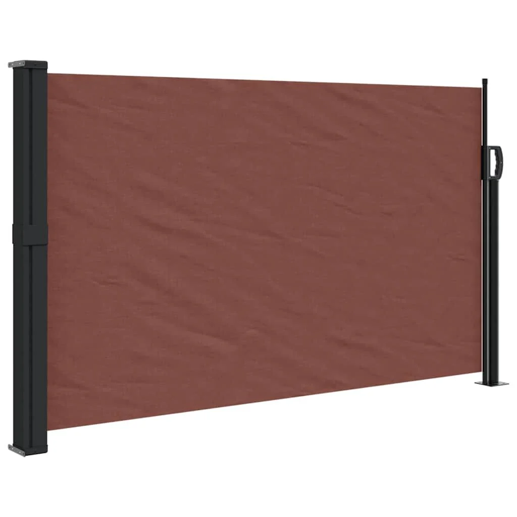 Vidaxl Toldo Lateral Retráctil Castanho 120x500 Cm