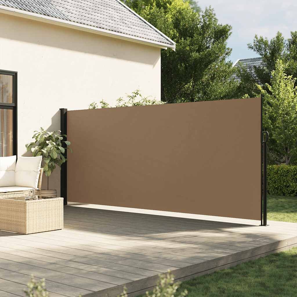 Vidaxl Toldo Lateral Retráctil Cinza Taupe 160x600 Cm - Image 2