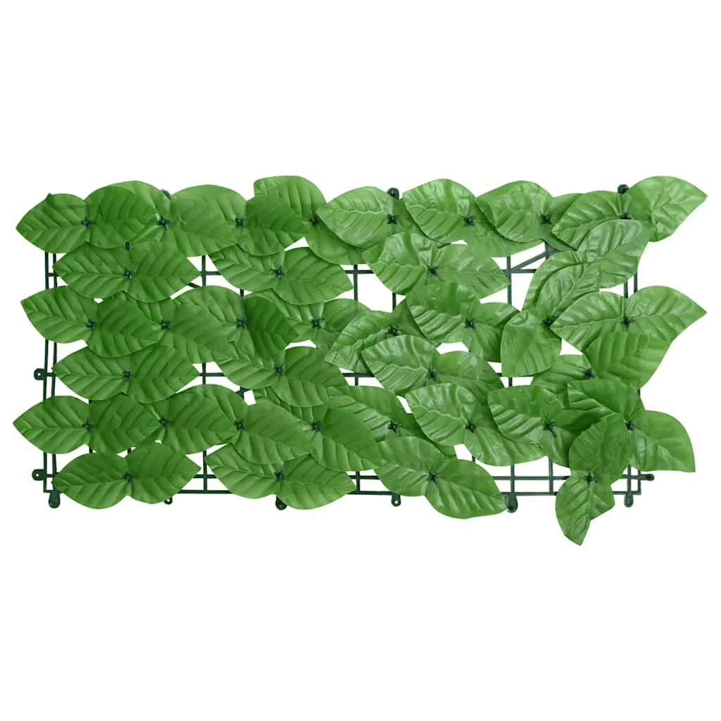 Vidaxl Toldo para varanda com folhas verdes 400x100 Cm - Image 2