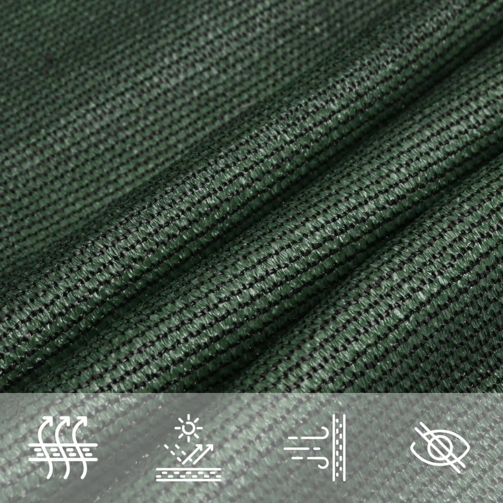 Vidaxl Toldo De Vela Verde Oscuro Hdpe 160 G/m² 5x6x6 M - Image 5