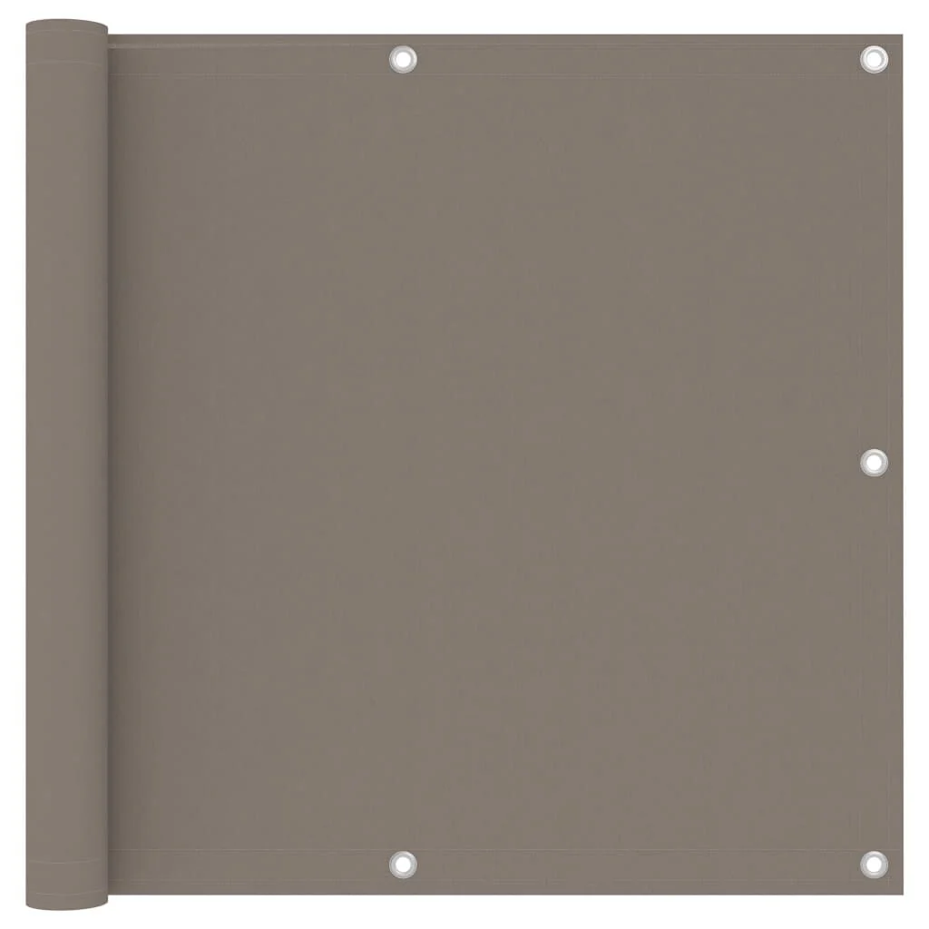 Vidaxl Toldo Para Balcao De Tela Oxford Gris Taupe 90x400 Cm