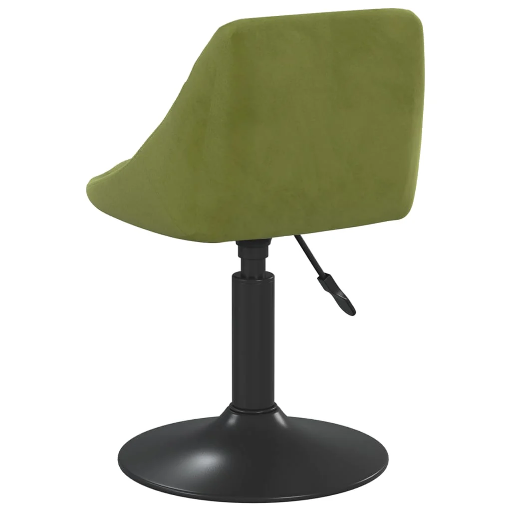 Taburete De Cocina De Terciopelo Verde Claro - Image 4