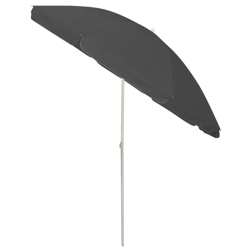 Guarda-sol de praia antracite 240 Cm - Image 2