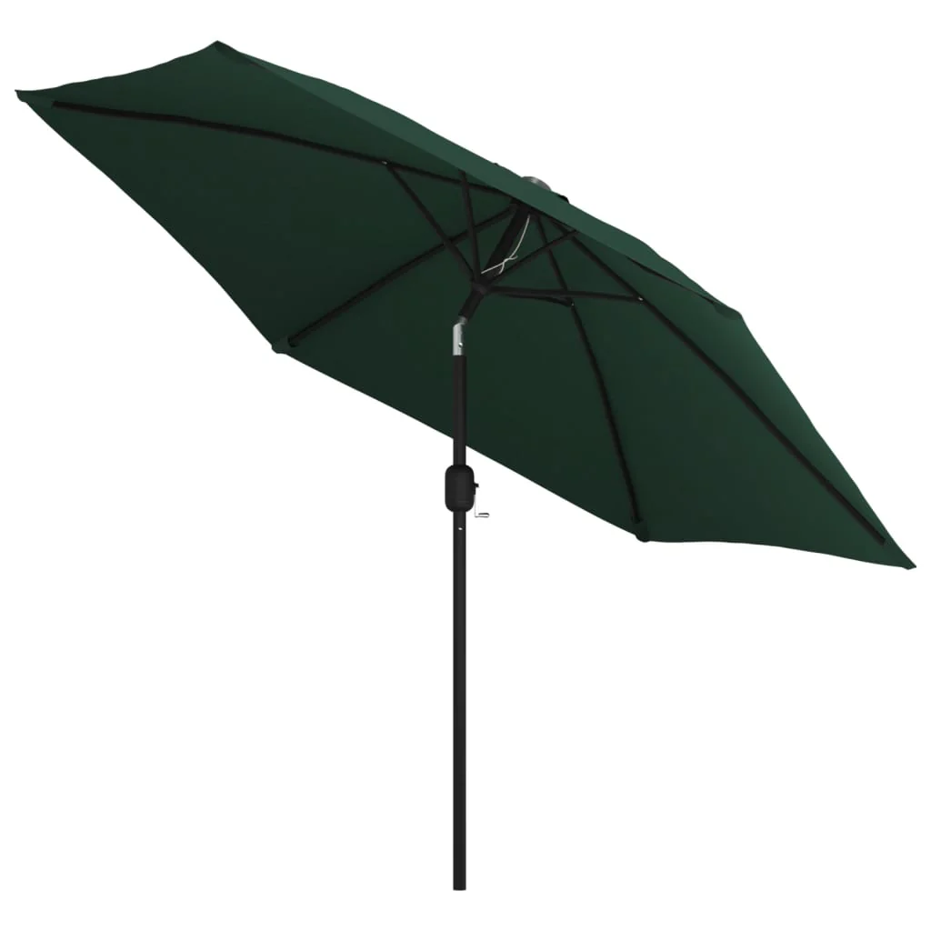 Guarda-sol com varão de aço verde 3 M - Image 2