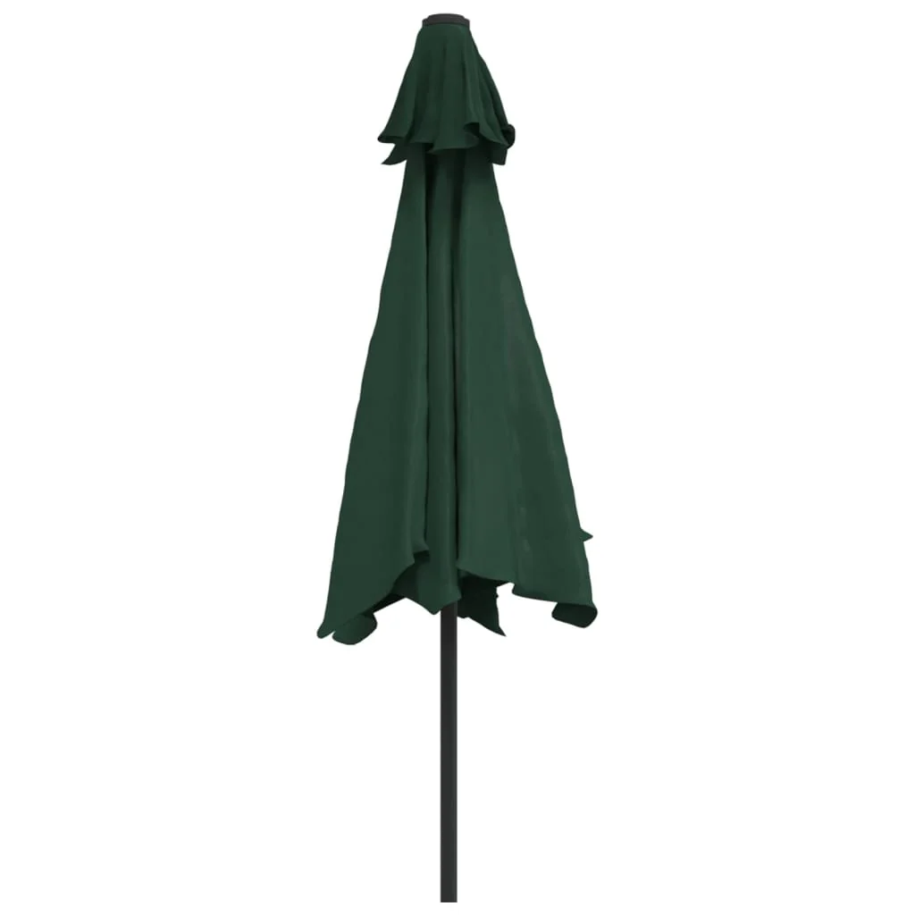 Guarda-sol com varão de aço verde 3 M - Image 3