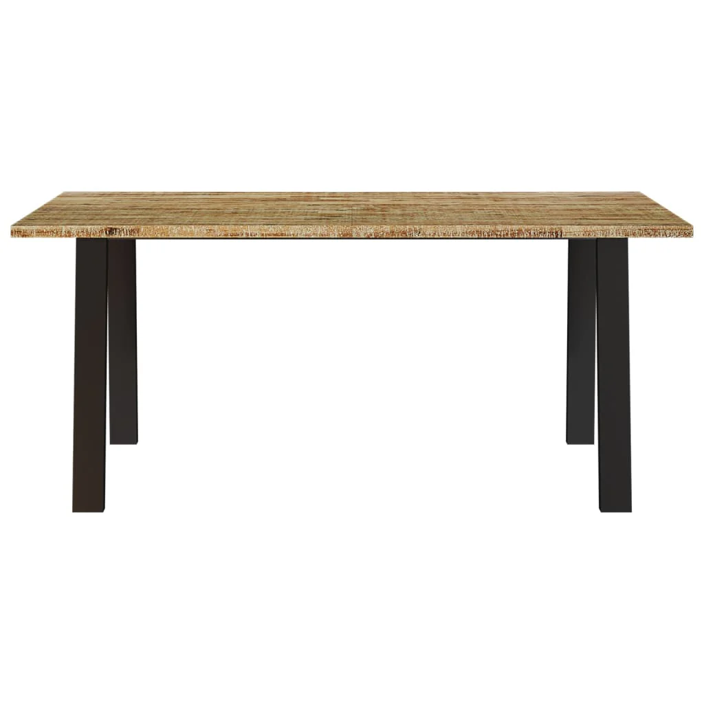 Mesa de jantar em madeira de acácia maciça 150x90x75 Cm - Image 3