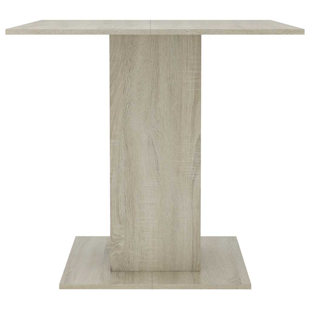 Mesa de jantar em contraplacado de carvalho 80x80x75 Cm - Image 3