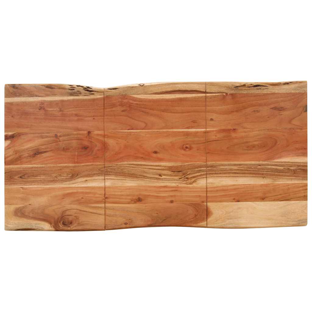 Mesa de jantar em madeira de acácia maciça 140x70x76 Cm - Image 5