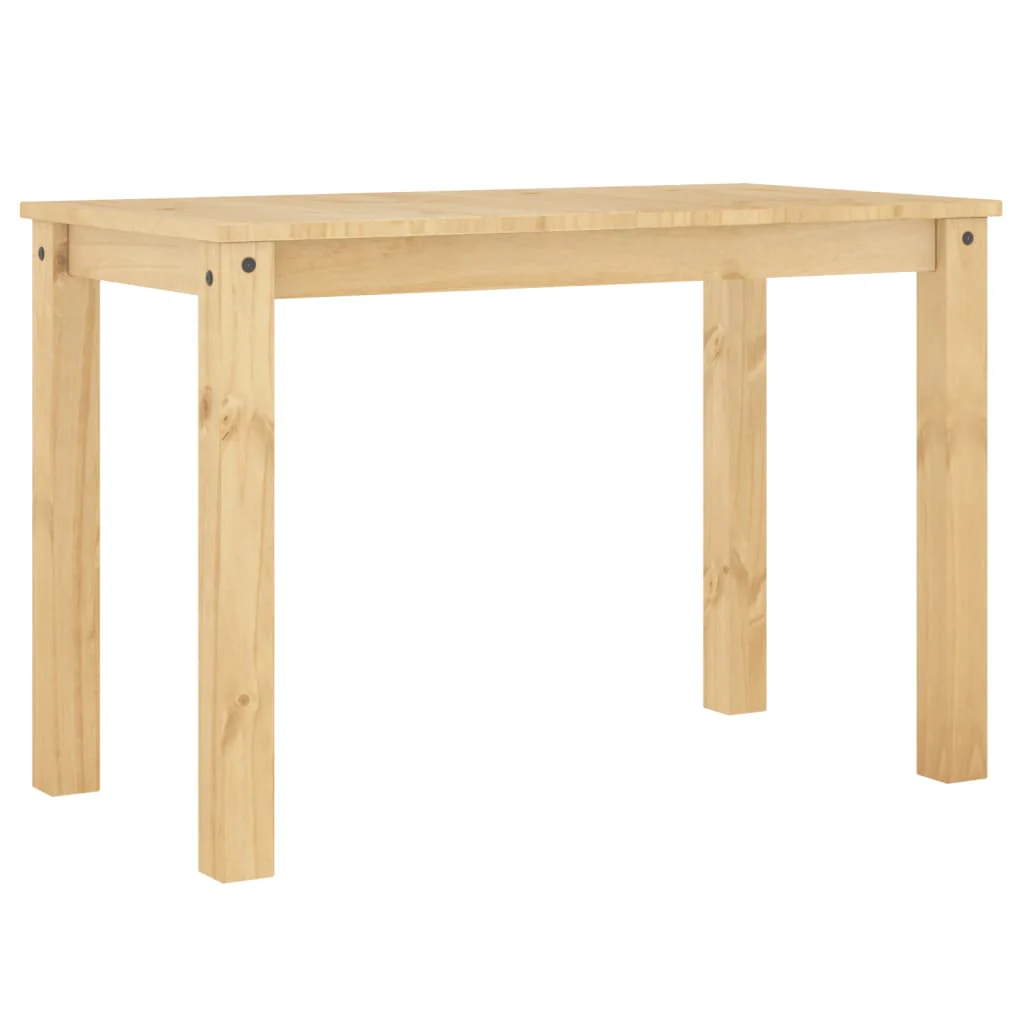 Mesa de jantar Panama em madeira de pinho maciça 117x60x75 Cm