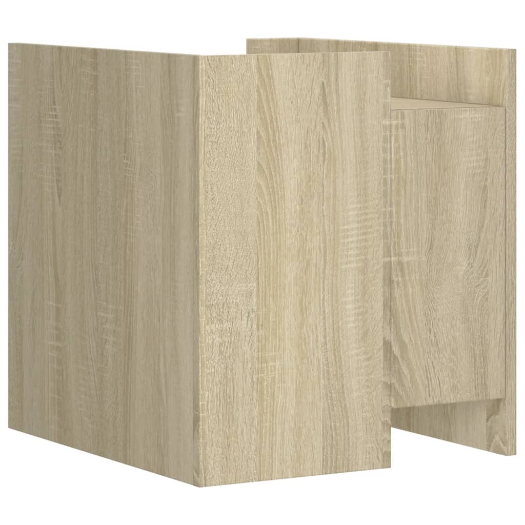 Mesa de cabeceira de madeira de engenharia Sonoma Oak 45x50x50 Cm - Image 5