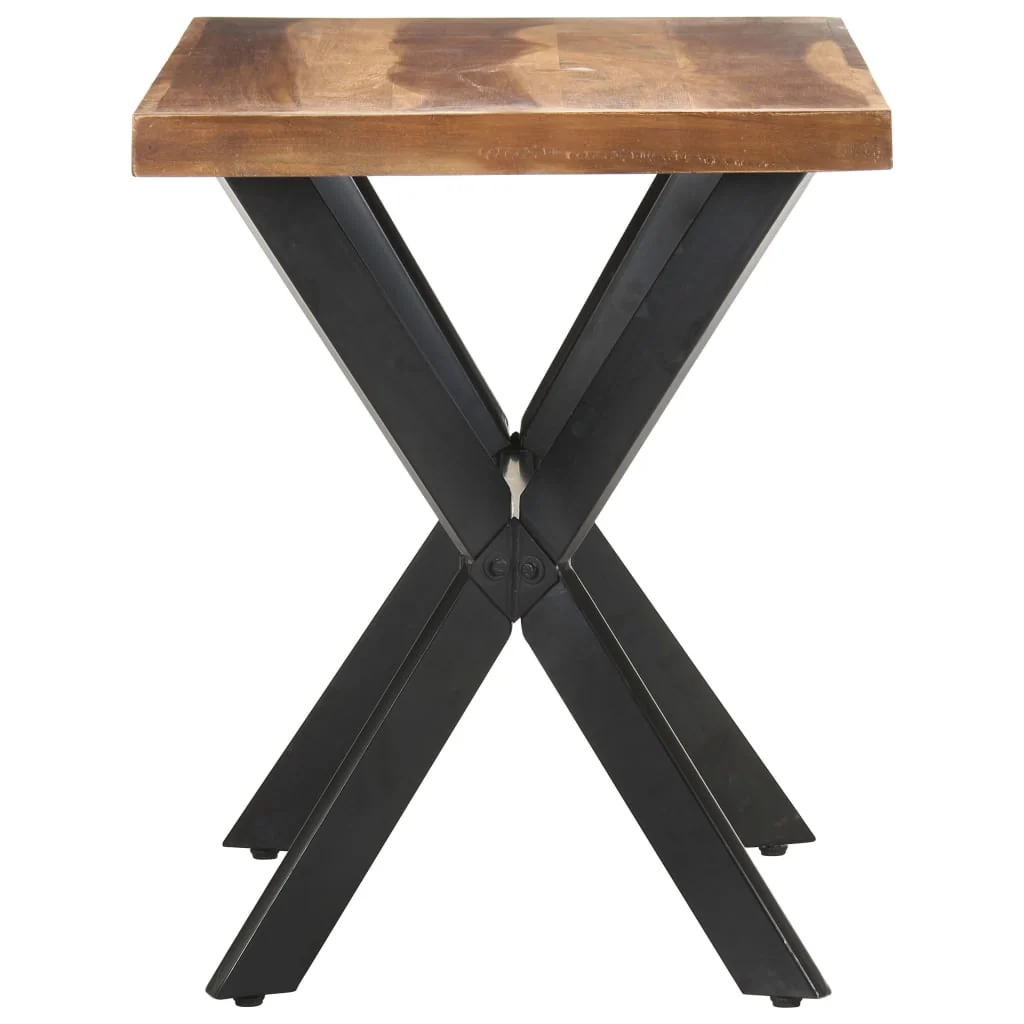 Mesa de jantar em madeira de acácia com acabamento mel 120x60x75 Cm - Image 2