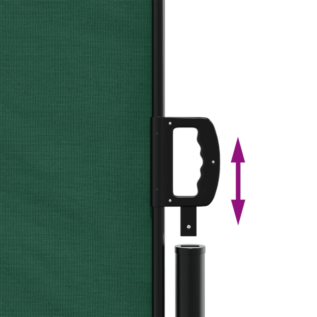 Toldo Lateral Retráctil Verde Escuro 120x600 Cm - Image 5