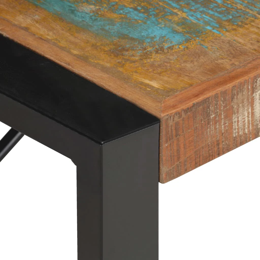 Mesa De Centro Madera Maciza Reciclada 140x70x40 Cm - Image 3