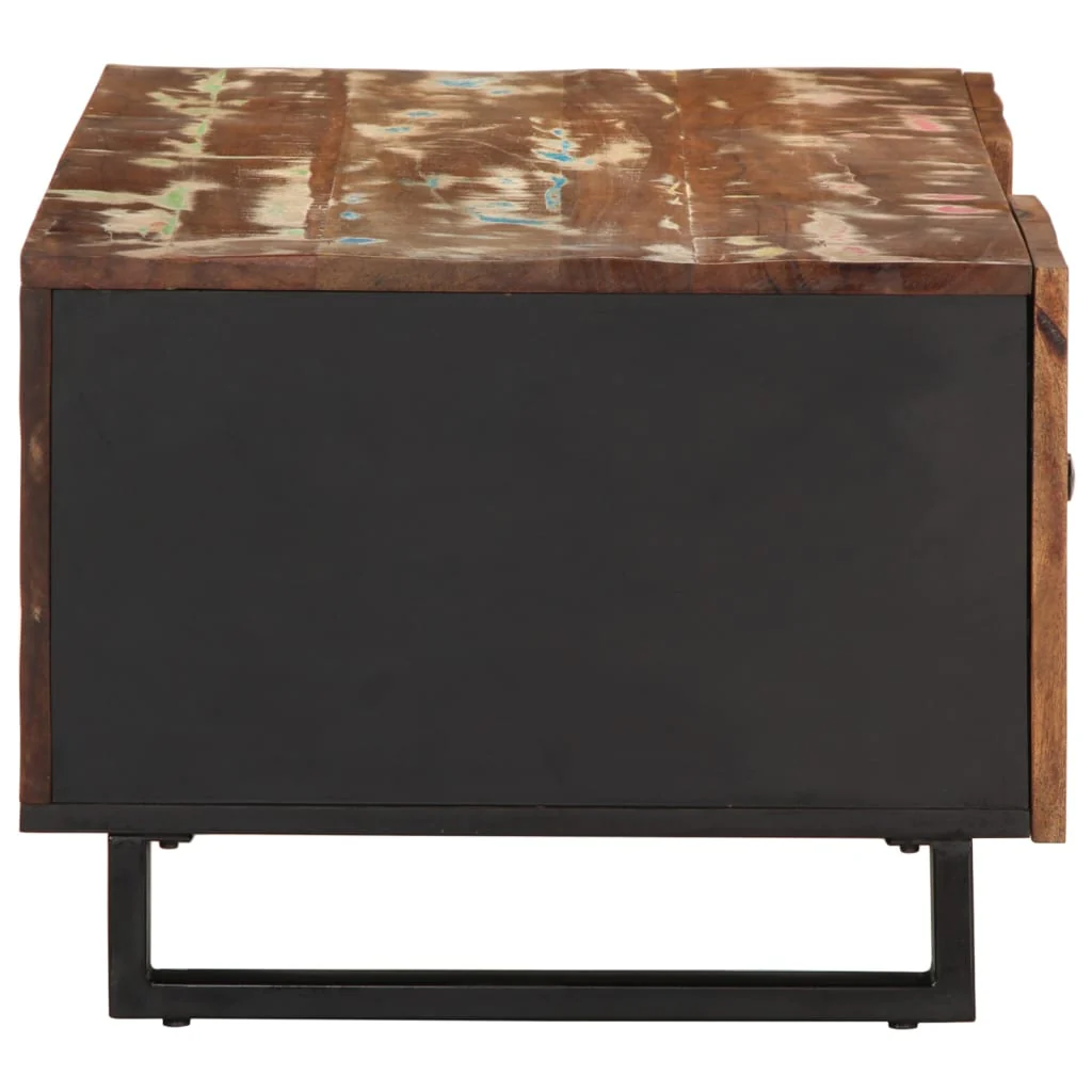 Mesa De Centro Madera Reciclada Y Contrachapada 100x54x40 Cm - Image 4