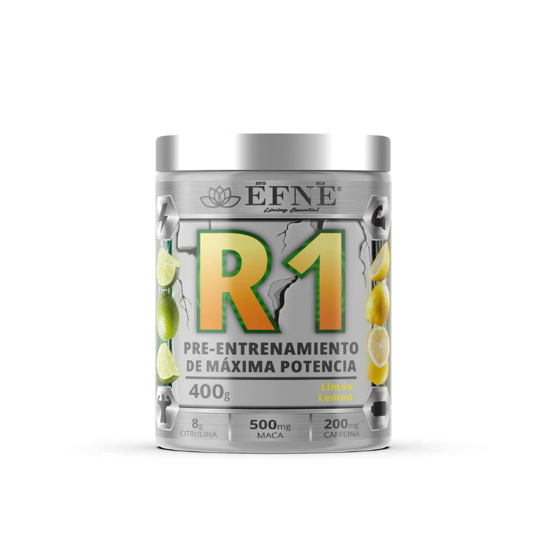 R1 Pre Workout Maximum Power Efne Limão