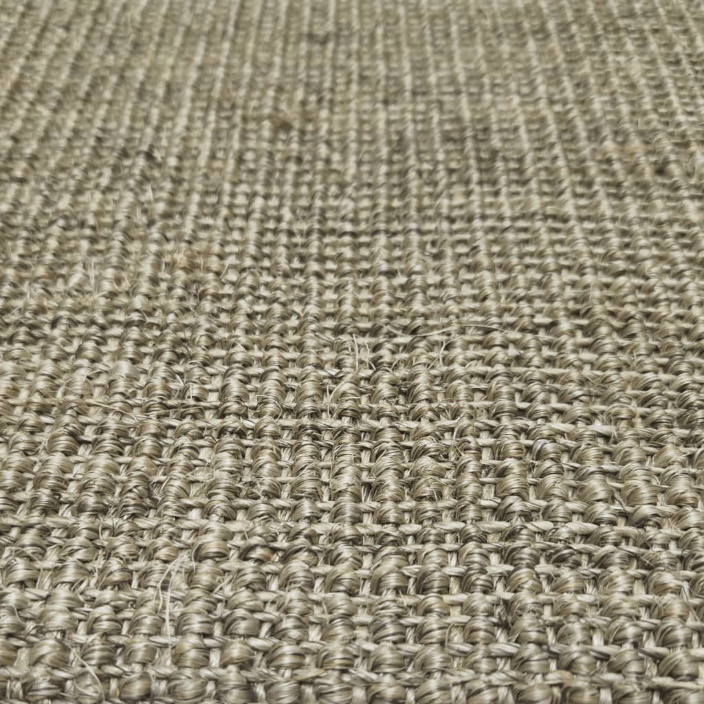 Vidaxl Tapete de Sisal Rodo Cinza Taupe 80x250 Cm - Image 4